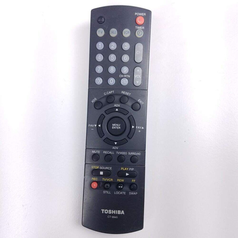 Toshiba CT-9945 Remote Control OEM for TV/VCR Combo CE27H15 CE27T11